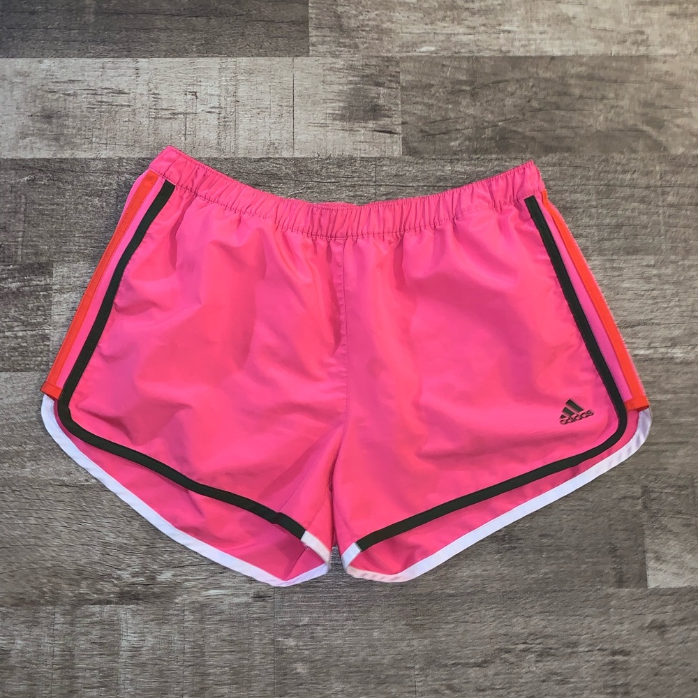 Womens Pink Adidas Shorts Size Medium
